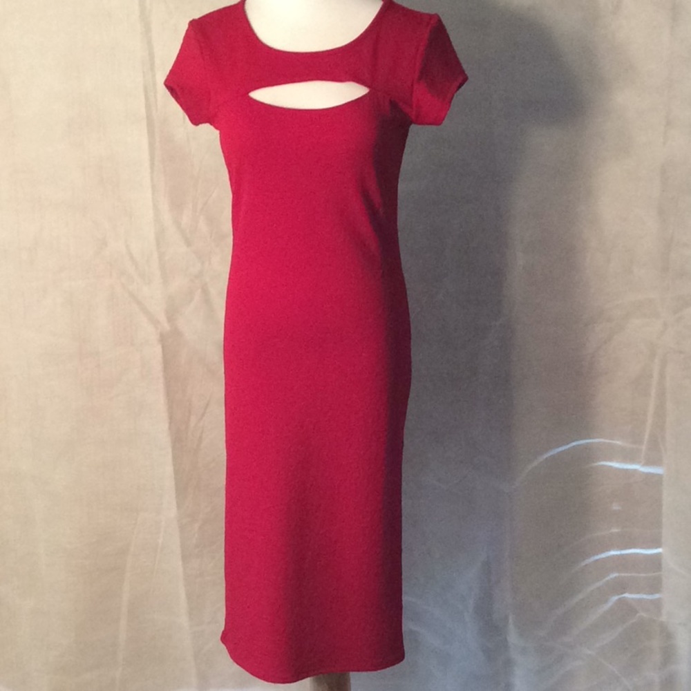Red I’m In Love With Derek Dress - M